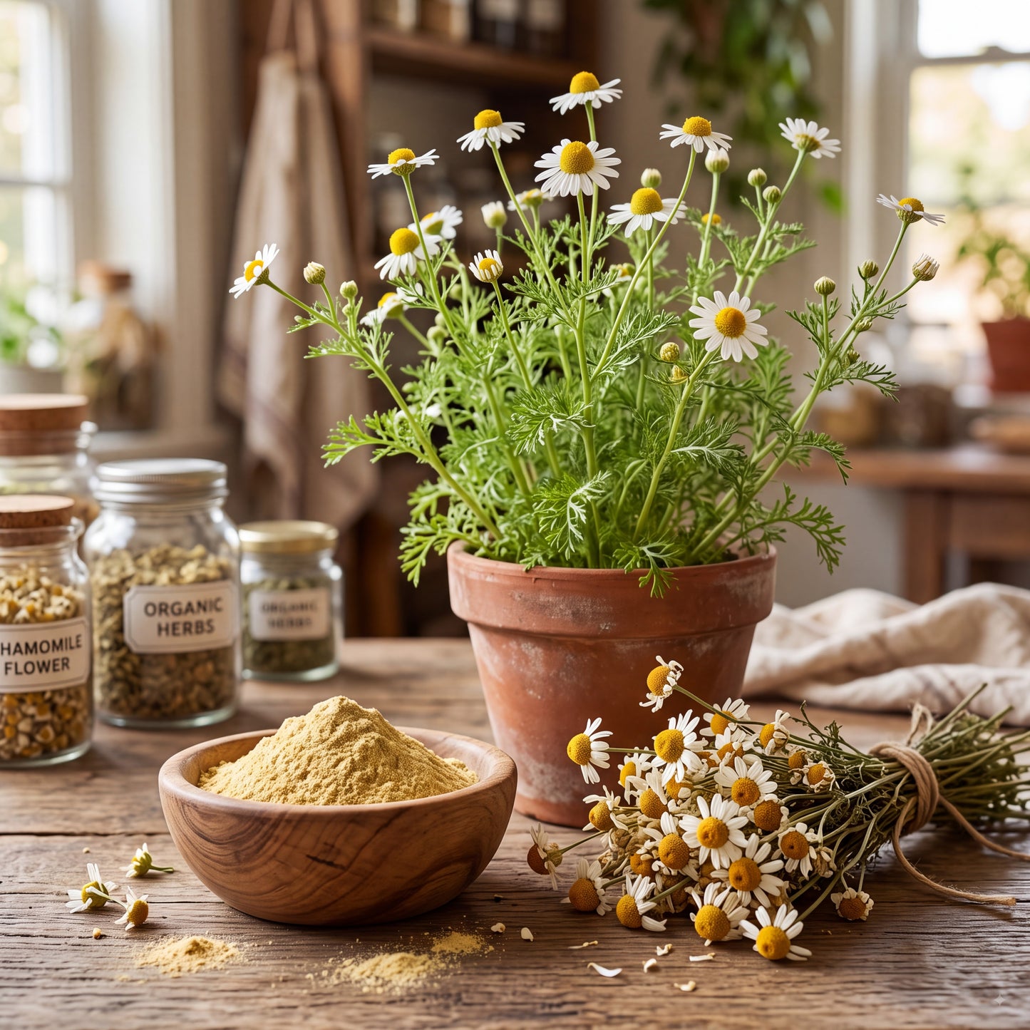 Chamomile_plant